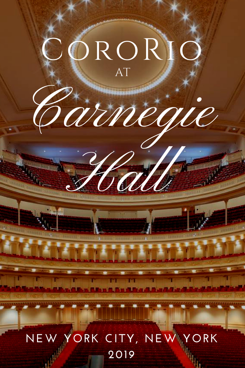 CoroRio at Carnegie Hall