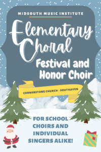 Festival and Honor Choir website graphic