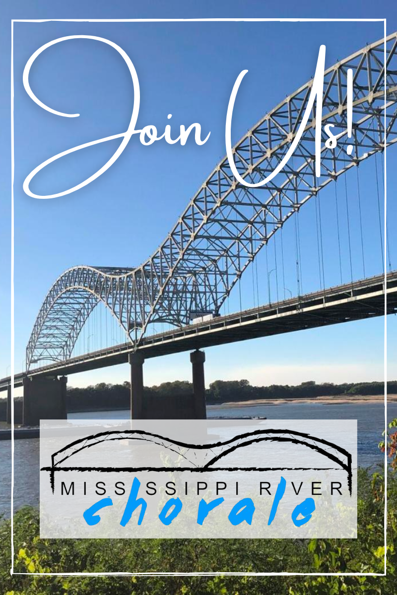 Mississippi River Chorale website banner